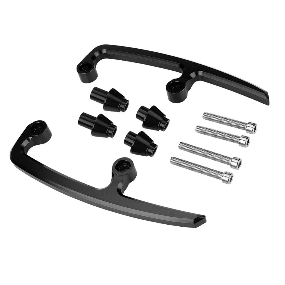 Haltegriff für die Hintere Sitzschiene, Haltegriff für Sozius, Hintere Haltegriffe für den Sitzschienensatz für Kawasaki Z650 17–18, Grüne Z650-Haltegriffe, Haltegriffe (Black)