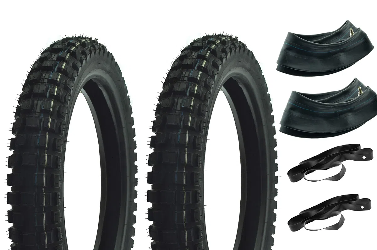 2X Satz Cross-Gelände für Simson S50 S51 KR51 PneuRubber 2,75-16 Reinforced, zugelassen