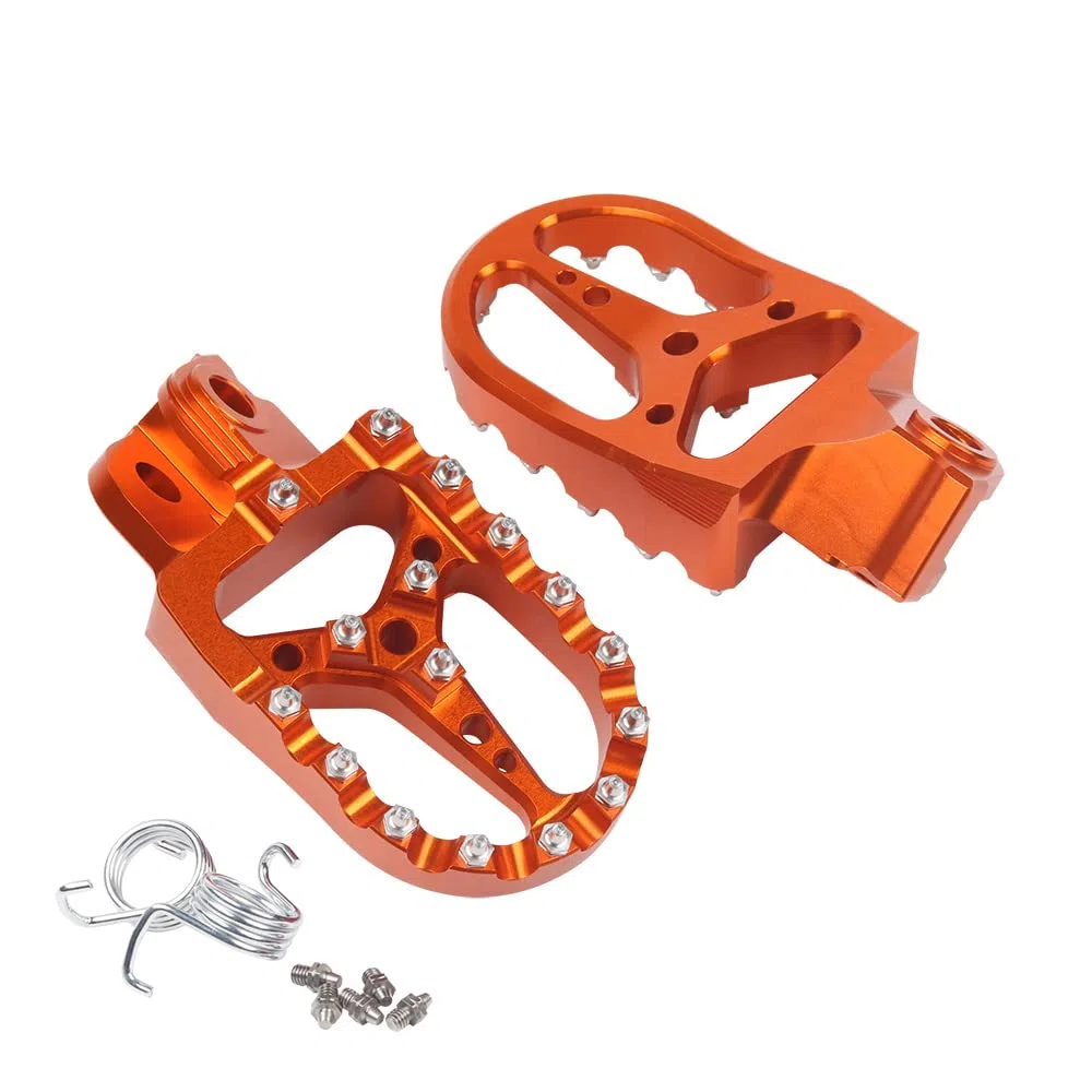 CNC ein Paar Motorrad Fußrasten Pedale breit Dirt Bike für KTM EXC EXC-F XC-F XCF-W SX-F 690 125 150 530 1050 1090 1190 1290 ADVENTURE ENDURO SMC für BETA For HUSQVARNA