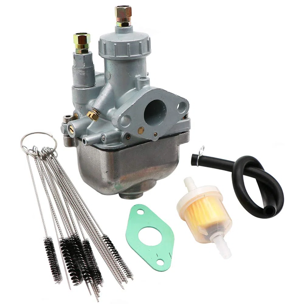 Vergaser 16mm 16N1-11 für Simson S50 S51 S53 S70 KR51/2 ZT Tuningvergaser, + Vergaser Carbon Reiniger Kit & Kraftstofffilter Dichtung