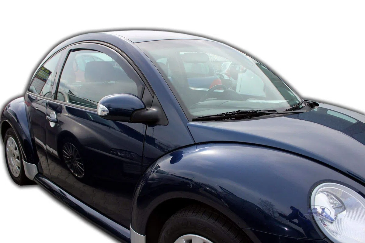 J&J AUTOMOTIVE Windabweiser passend für Volkswagen Beetle 3-Türer 1998-2010 2tlg, Heko Regenabweiser Vorne Getönt Dunkel Passform