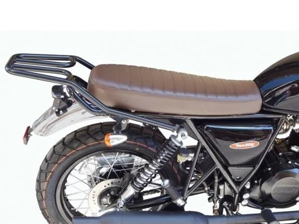 SPAAN Gepäckträger für MASH Fifty 50 - Seventy - Seventy Five - Cafe Racer - British Seven - Black Seven - B7 Brown - Vintage - Two Fifty, Schwarz, Stahl, Vintage-Stil