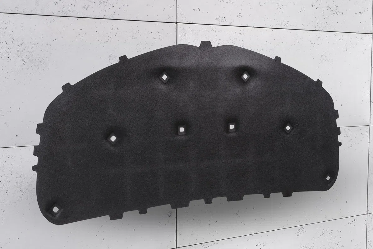 GEPCO Motorhaubendämmung Motorraumdämmmatte Dämmmatte Motorhaube mit Clips kompatibel mit VW GOLF PLUS V/VI 2004–2014 5M0863835