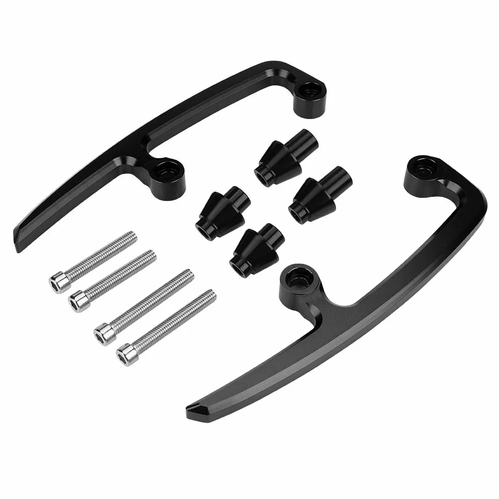 Haltegriff für die Hintere Sitzschiene, Haltegriff für Sozius, Hintere Haltegriffe für den Sitzschienensatz für Kawasaki Z650 17–18, Grüne Z650-Haltegriffe, Haltegriffe (Black)