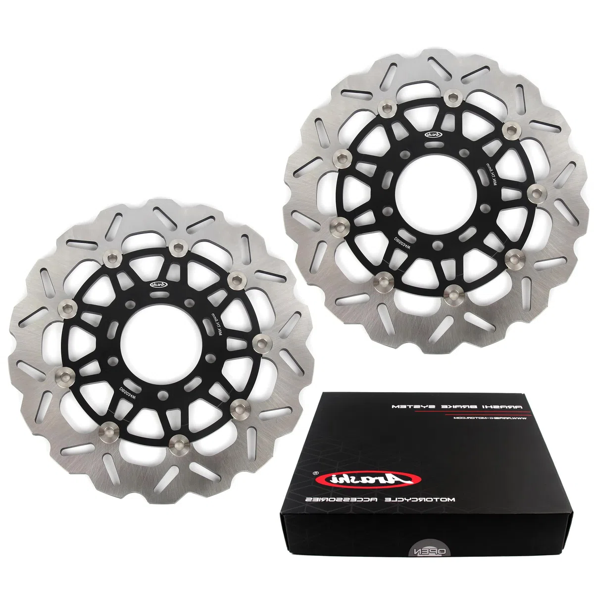 Vorderradbremsscheiben für Kawa.saki Z750 ABS 2007-2012/Z750R ABS 2011 2012 Bremsscheiben vorne Motorradzubehör Z 750 Z750 R 750R Schwarz 2008 2009 2010