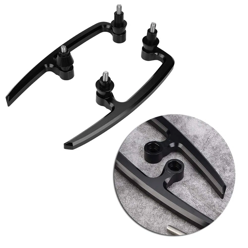 Haltegriff für die Hintere Sitzschiene, Haltegriff für Sozius, Hintere Haltegriffe für den Sitzschienensatz für Kawasaki Z650 17–18, Grüne Z650-Haltegriffe, Haltegriffe (Black)