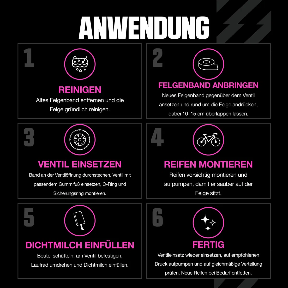 Muc Off No Puncture Hassle Tubeless Sealant Reifendichtmittel, 1 l - Hochwertiges Reifendichtmittel für Schlauchlose Fahrradreifen mit UV-Tracer-Farbstoff, Dichtet Risse und Löcher Bis Zu 6 mm ab