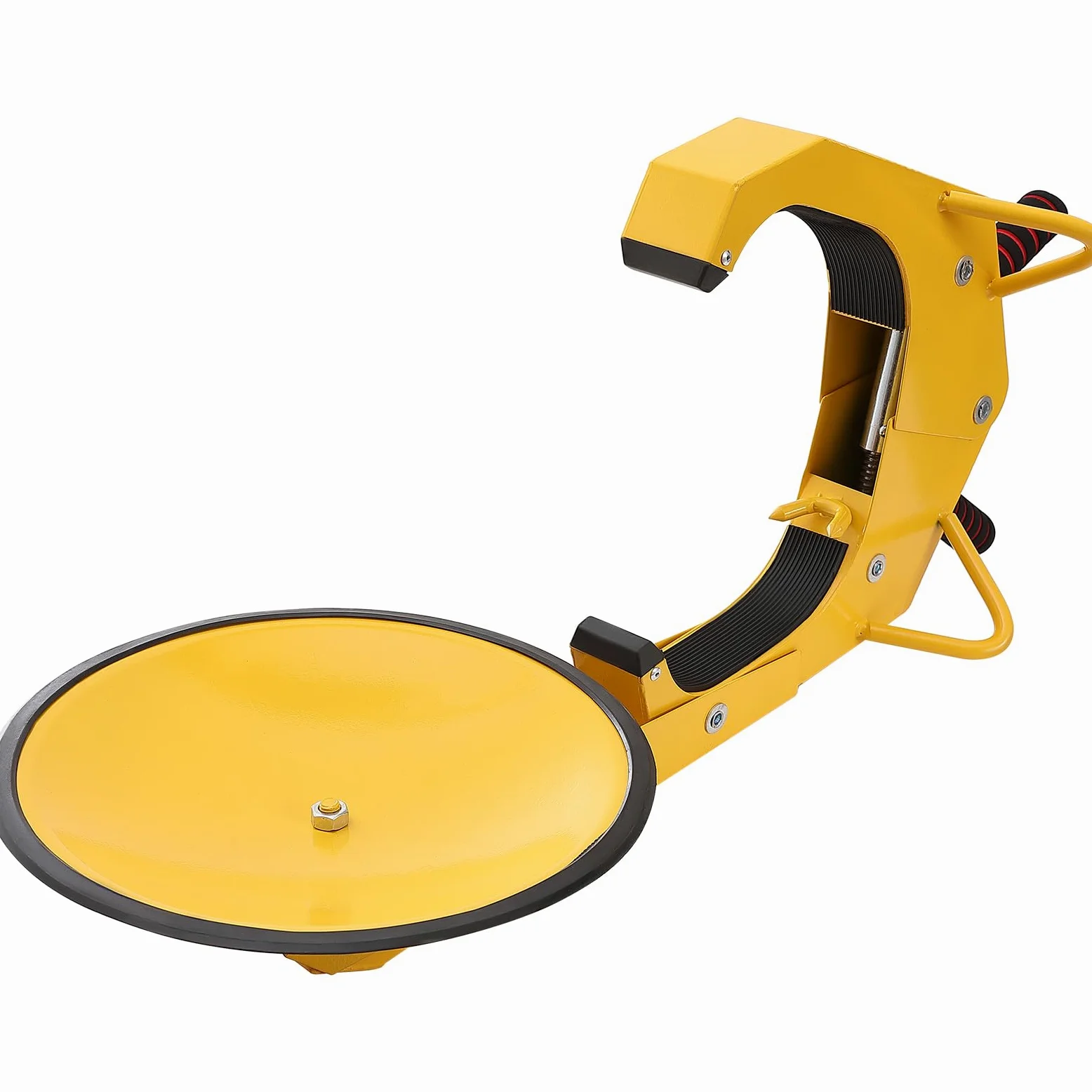 VEVOR Radschloss Autokralle 2 Stk.Reifenschloss, Passend für 160-380 mm Raddurchmesser Anti-Diebstahl, Anhänger-Radkralle mit 30 cm Saugnapf, Parkkralle für Autos, Lkw, SUVs, Camper, Boote Gelb