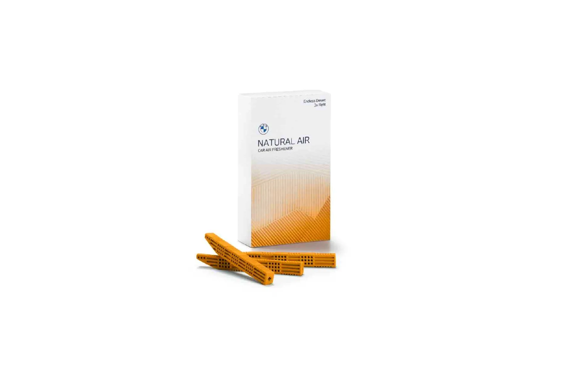 BMW Innenraumduft Geschenkset 7x Original Duftsorten: Clear Mountain Freshness, Clear Skyline, Tropical Forest, Endless Desert, Forest Air, Mountain View & Relaxing Ocean + Einkaufschip