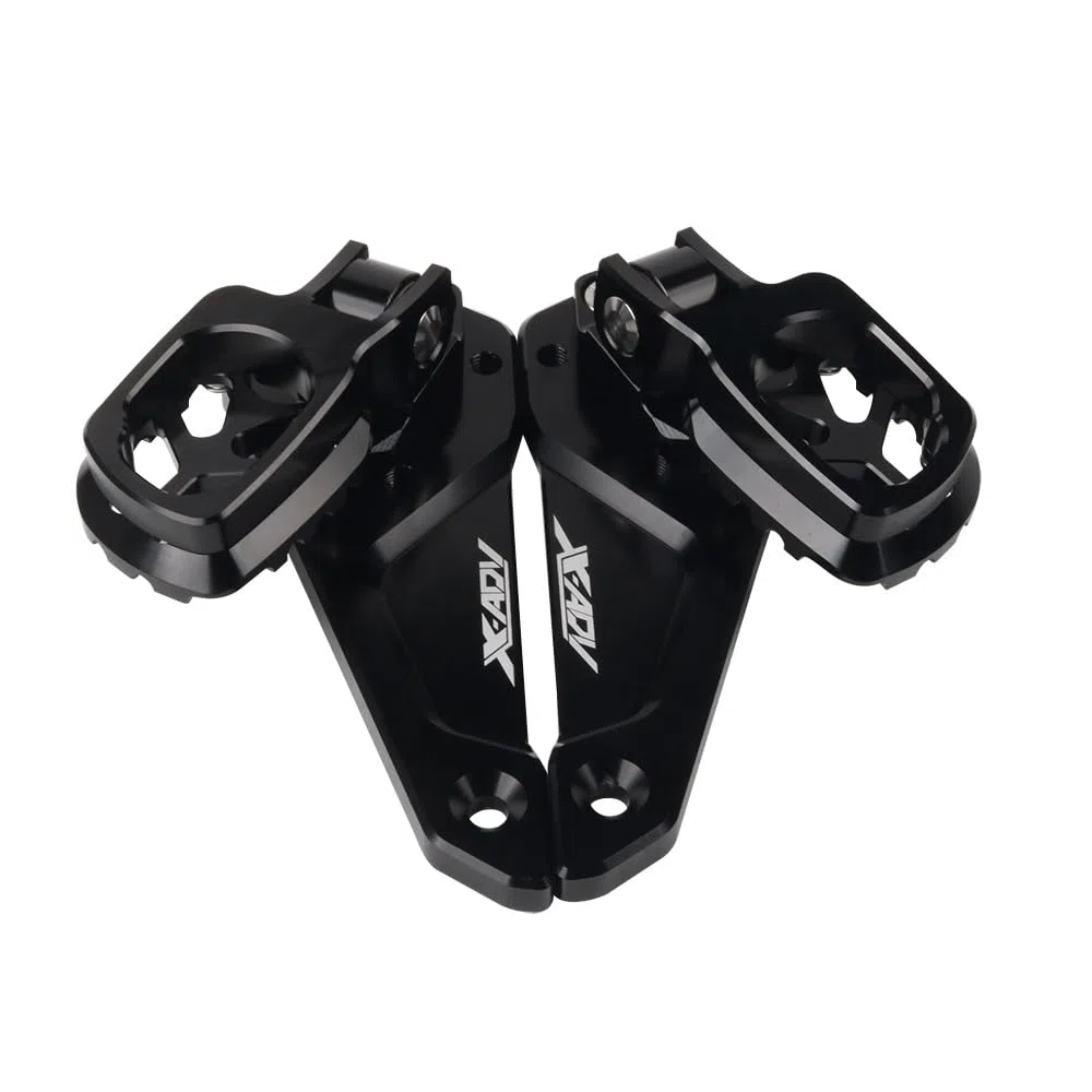 MOQIAOSEIKO CNC Aluminium Motorrad klappbare Beifahrer Fußrasten hinten Pedal für Honda XADV750 X ADV X-ADV 750 2021 2022 2023 2024 2025