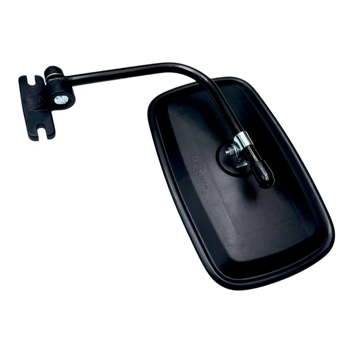 Außenspiegel Traktor 232x145 mm ø10 mit Spiegelhalter Set Universal Rückspiegel für Traktor LKW Bagger Landmaschine E20 (2. 180×155 mm Spiegelhalter, 2)
