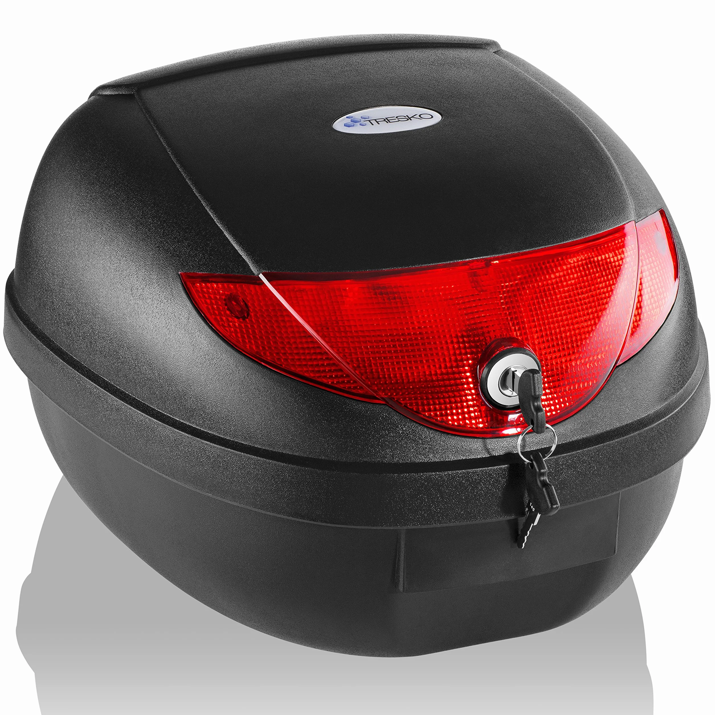 TRESKO Topcase Motorradkoffer 24 Liter Helmkoffer Universal