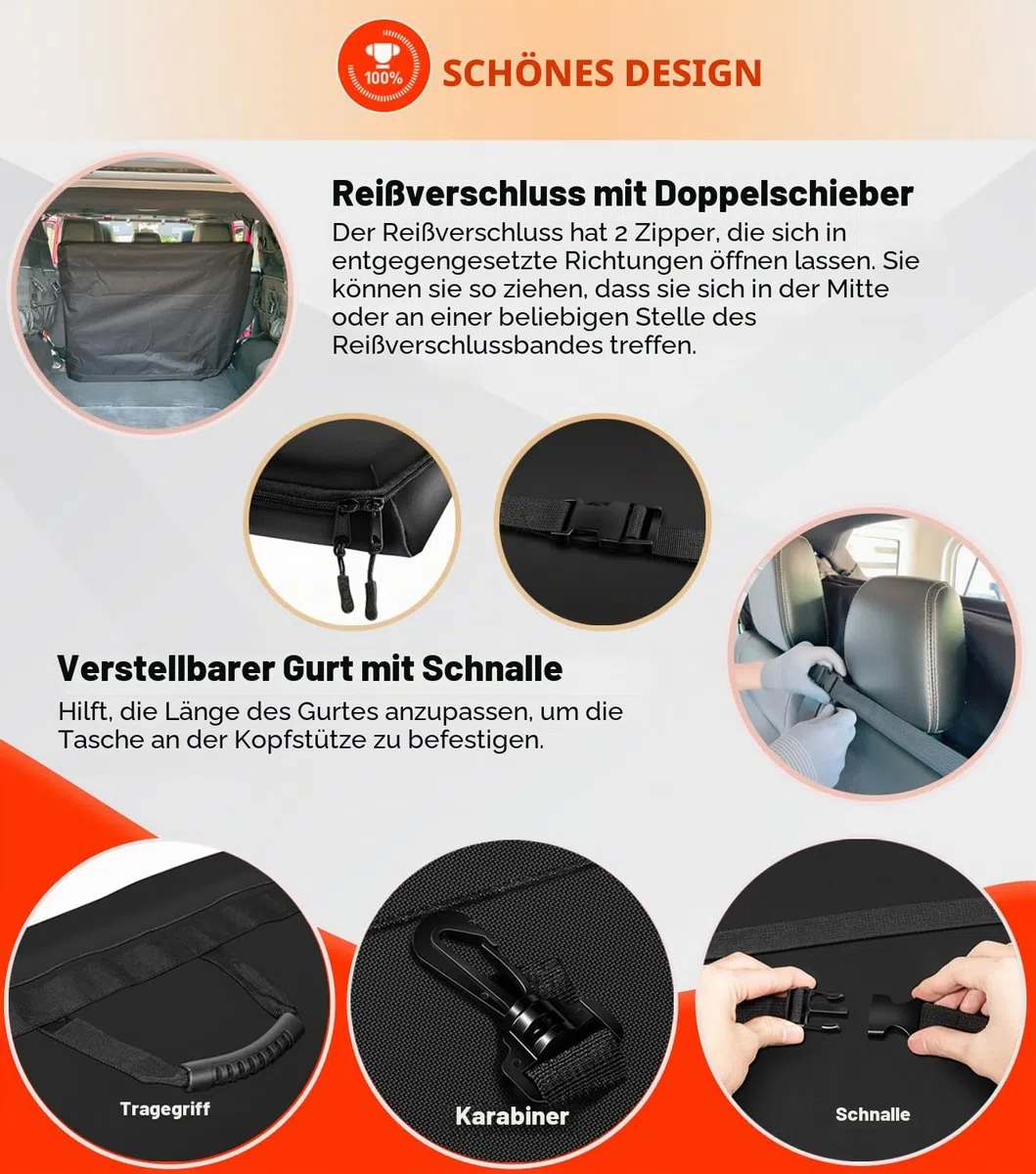 Camoo Freedom Panel Hard Top Aufbewahrungstasche mit Griff, kompatibel mit Jeep Wrangler JK JKU JL JLU Sports Sahara Freedom Rubicon Unlimited Gladiator 2-Türer & 4-Türer & 2020-2022 Gladiator JT