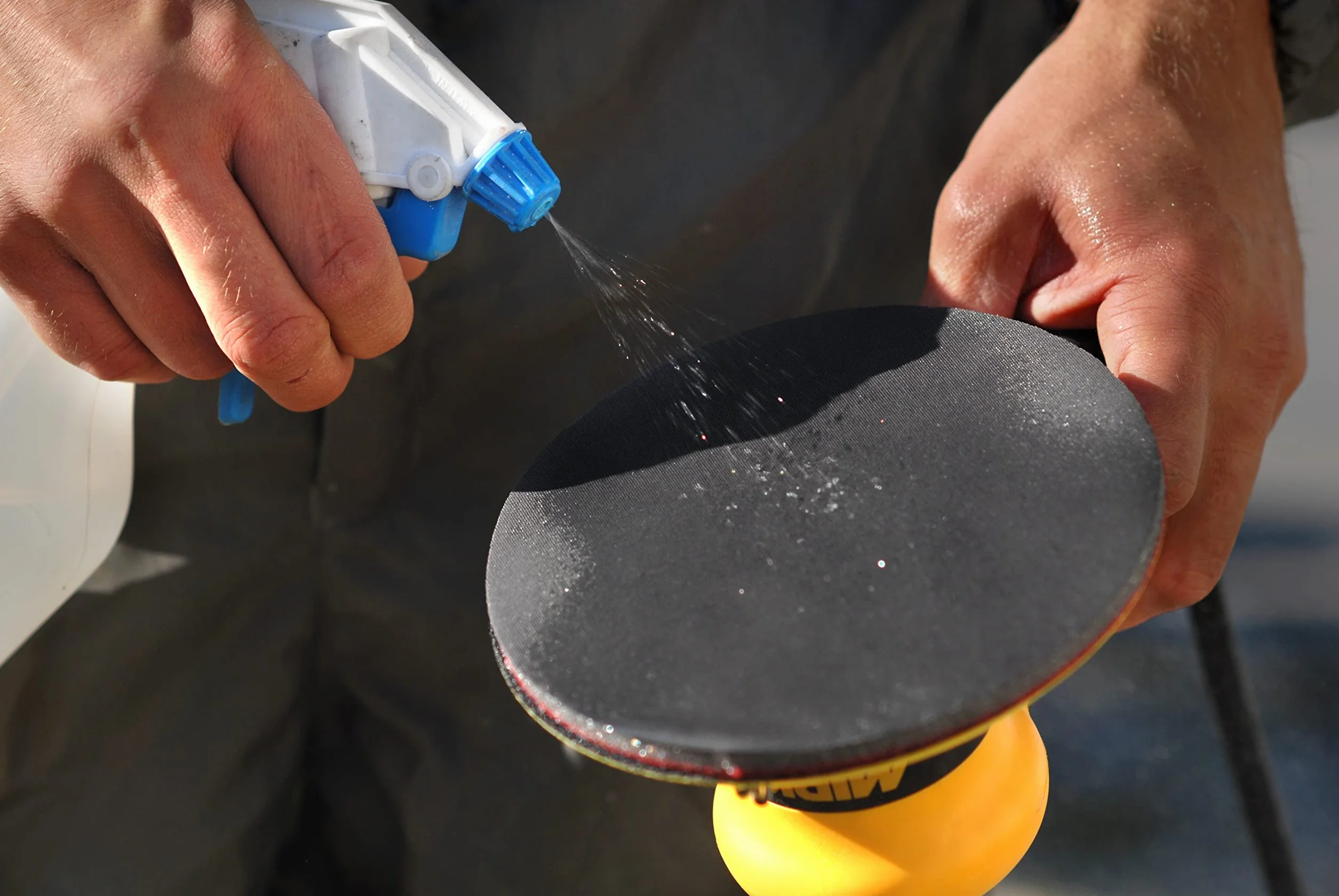 Mirka Abralon Schleifscheibe Polierscheibe Ø 150mm Klett 360 Körnung, 20/Pack, zum Schleifen und Polieren von Lack, Holz, Plastik