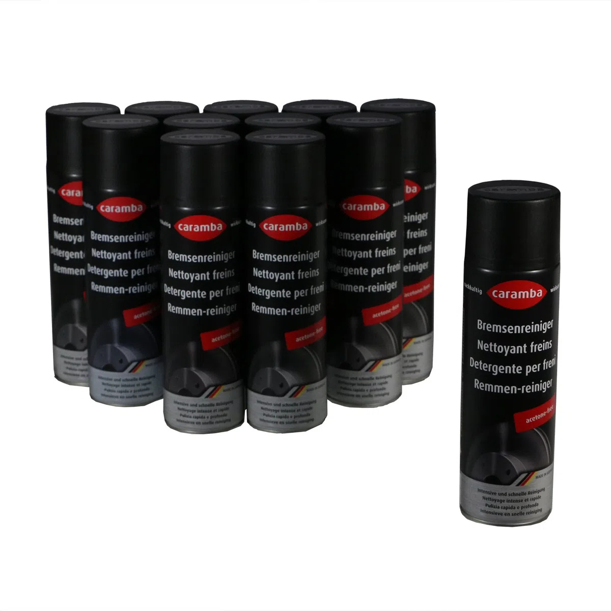 12x 500ML DOSEN CARAMBA PROFI BREMSENREINIGER INTENSIV