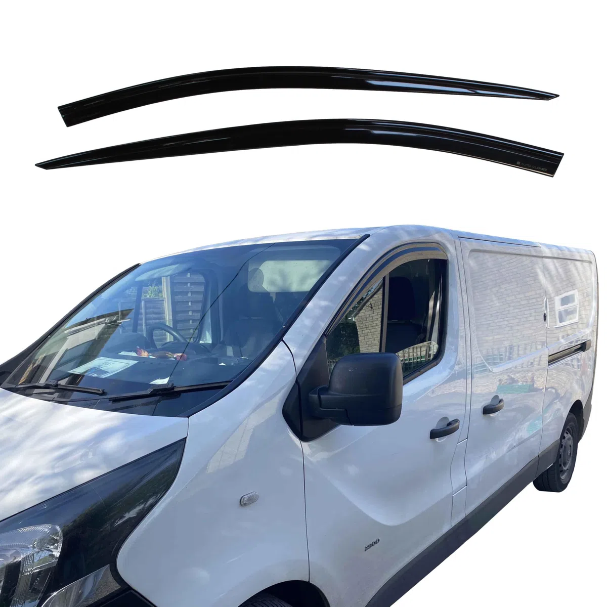 Auto Clover Windabweiser Set für Opel Vivaro MK2 2015-2019 (2 Stück)