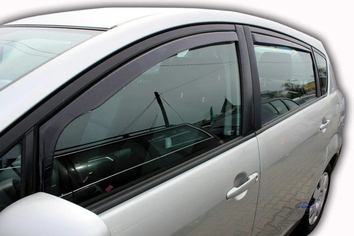J&J AUTOMOTIVE Windabweiser Toyota Corolla Verso 5-Türer 2004-2009 4tlg Heko Getönt Dunkel