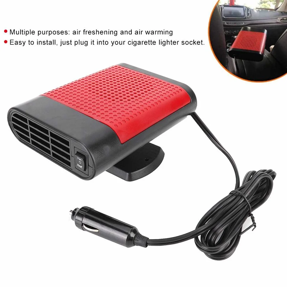 Autoheizung, 24V 150W Universal Windschutzscheibenheizung Abtauung Defogger Autoheizung Tragbare Heizung Geeignet für LKW-Bus