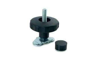 10 x Schraubfitting M8 mit Sternengriff für Airlineschiene/Zurrschienen, Airlinebeschlag