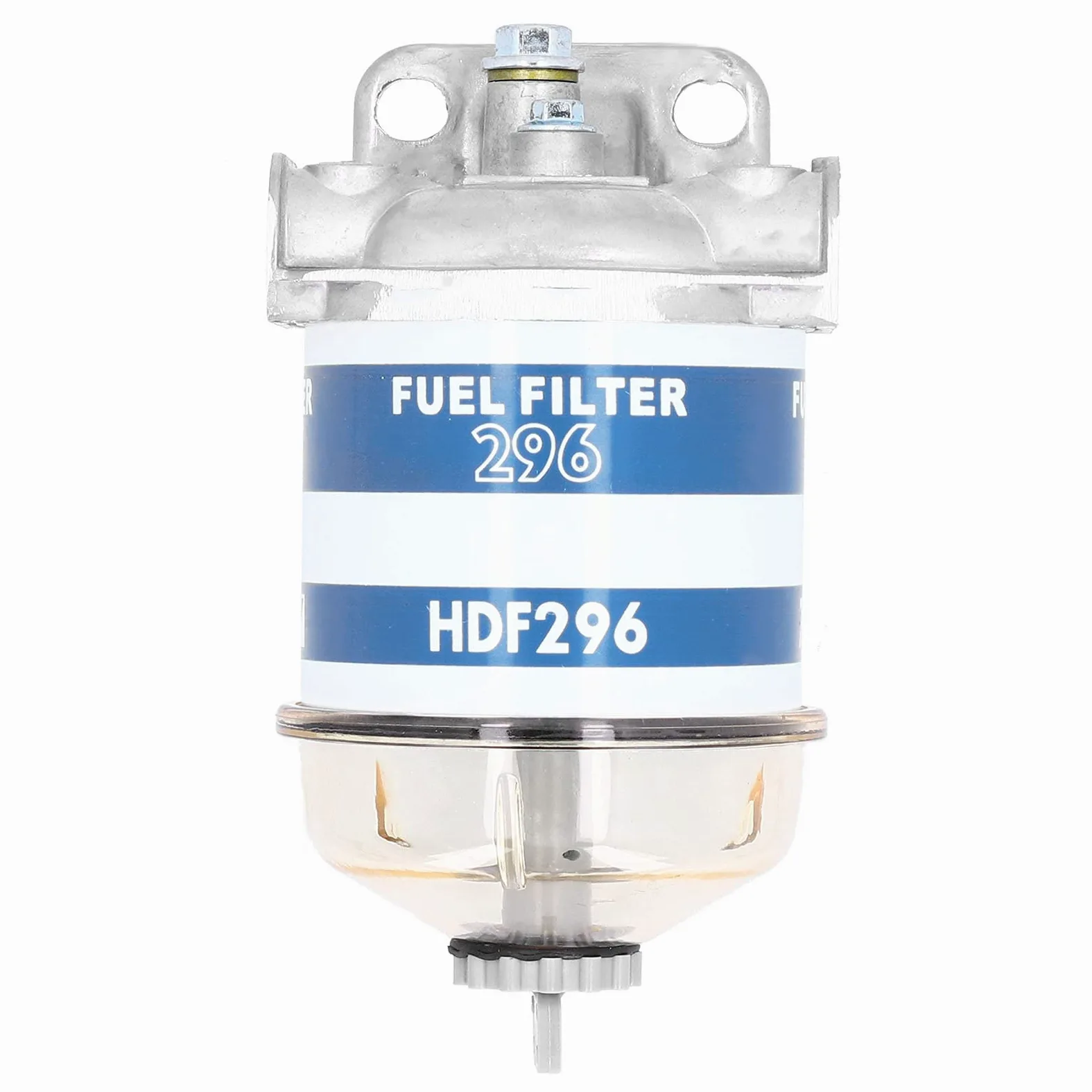 Jadeshay Diesel Kraftstofffilter Wasserabscheider, Universal Dieselfilter Traktor, Kraftstofffilterbaugruppe Glasschale 7111-296 Ersatz Passend für Massey Ferguson 133 135 140 145 165 168 175 178
