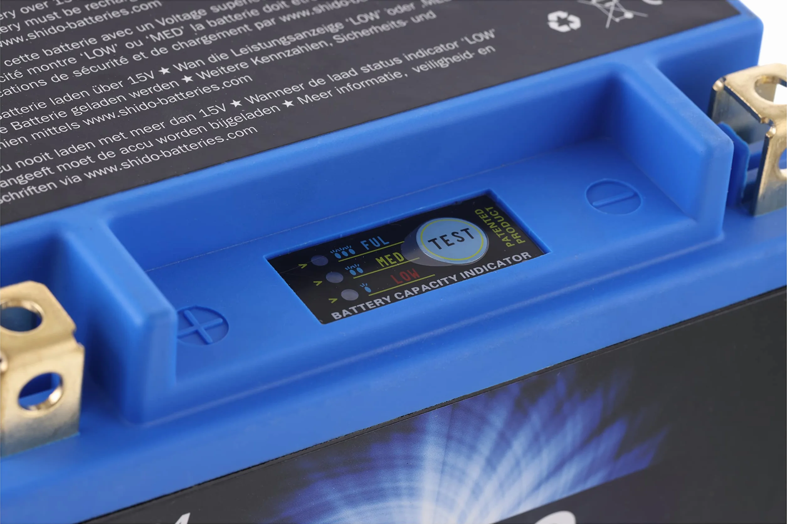 SHIDO LTX9-BS LION -S- Batterie Lithium, Ion Blau (Preis inkl. EUR 7,50 Pfand)