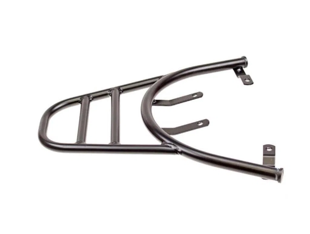Gepäckträger Topcase-Halter Heckträger Schwarz passend für Piaggio Zip 2 50 100 4-Takt – Stabiler Kofferträger für Roller – max. 15 kg Traglast – Maße: 405 x 380 mm