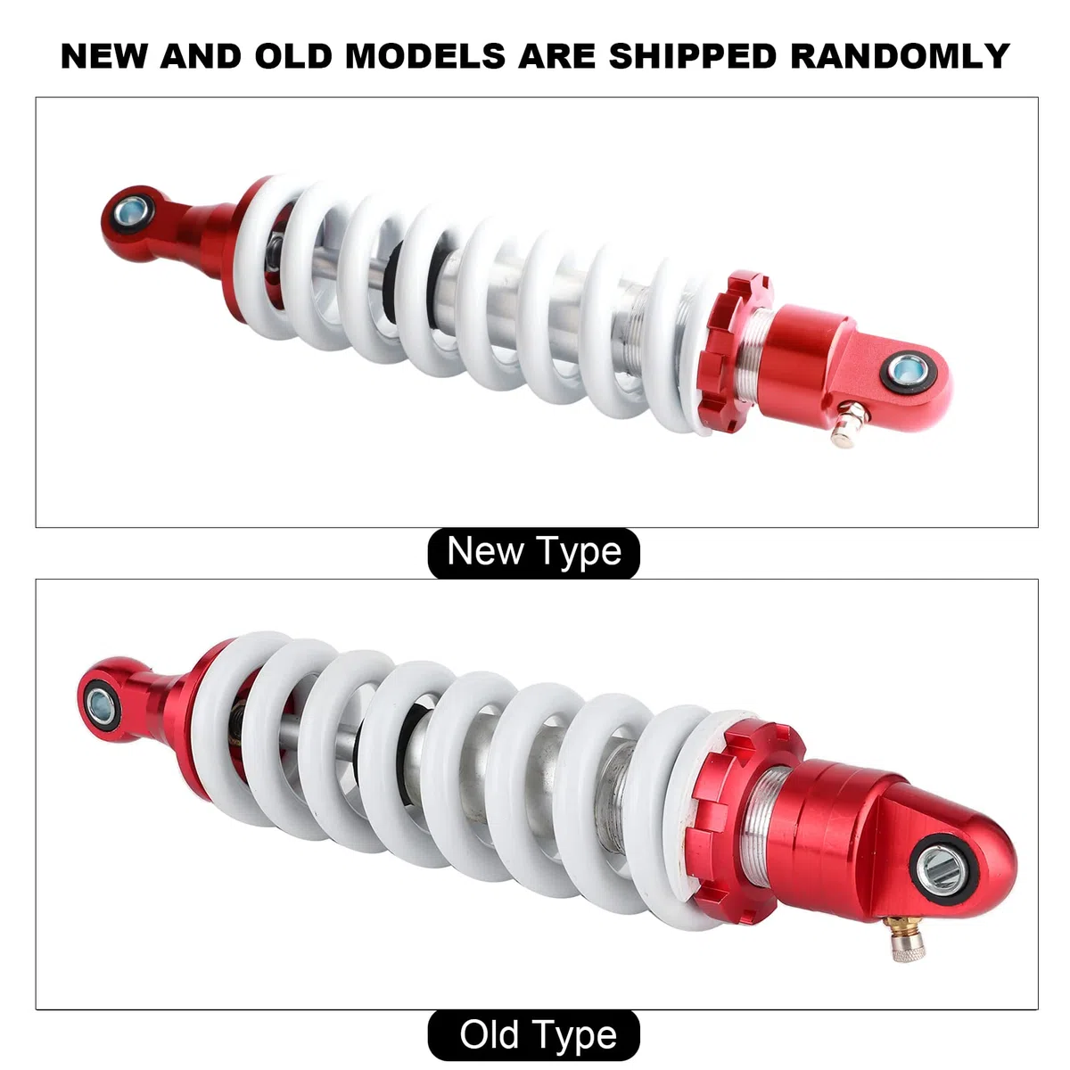 sto?d?mpfer quad hinten,ATV-o?d?mpfer hinten, Federung hinten, 330 mm Universal-o?d?mpfer hinten Einellbare D?mpfung für Pit Quad Dirt Bike ATV