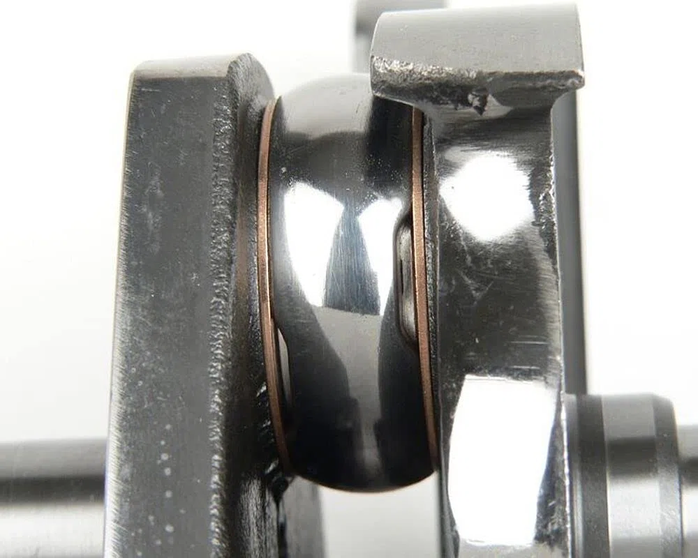 BGM Kurbelwelle Racing Drehschieber, 20mm Konus, kompatibel für Vespa PK50 XL Ersatz Rennwelle