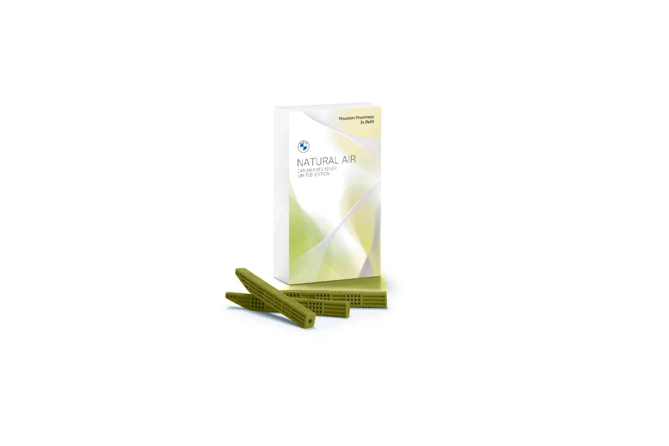 BMW Innenraumduft Geschenkset 7x Original Duftsorten: Clear Mountain Freshness, Clear Skyline, Tropical Forest, Endless Desert, Forest Air, Mountain View & Relaxing Ocean + Einkaufschip