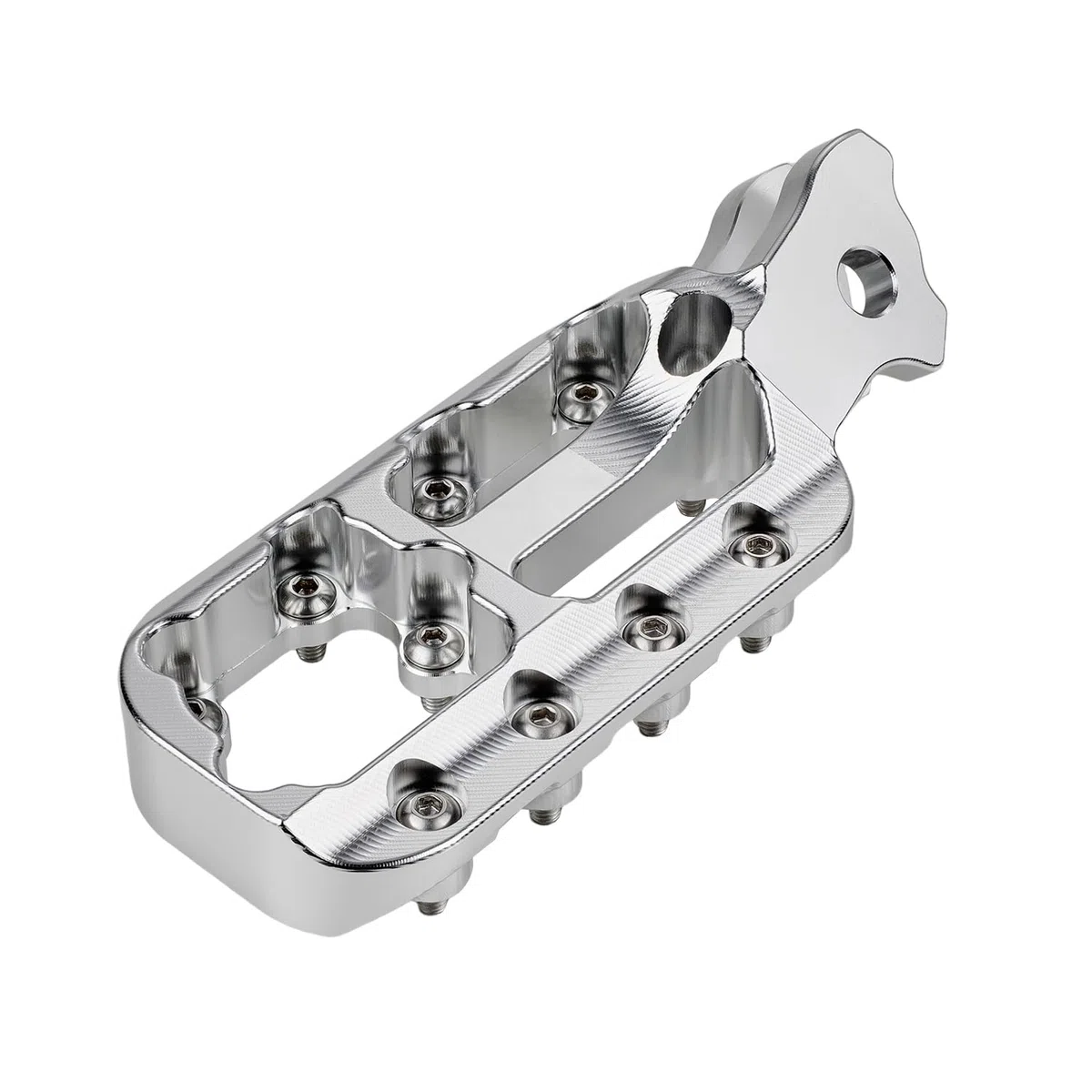 Dirtbike Fussrasten CNC Aluminium für Surron Light Bee S X L1E LBX Sur Ron Segway X260 X160 Elektro Dirt Bike Silber