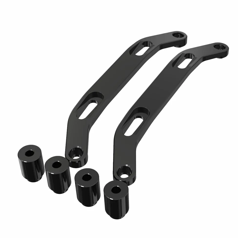 Beifahrergriffe CNC Aluminium Motorrad Motorrad Sozius Beifahrer Hinten Handläufe für TENERE 700 XTZ 700 TENERE 2019-2023 TENERE 700 WOLD RAID 2022-2023 T7 2019-2023(schwarz)
