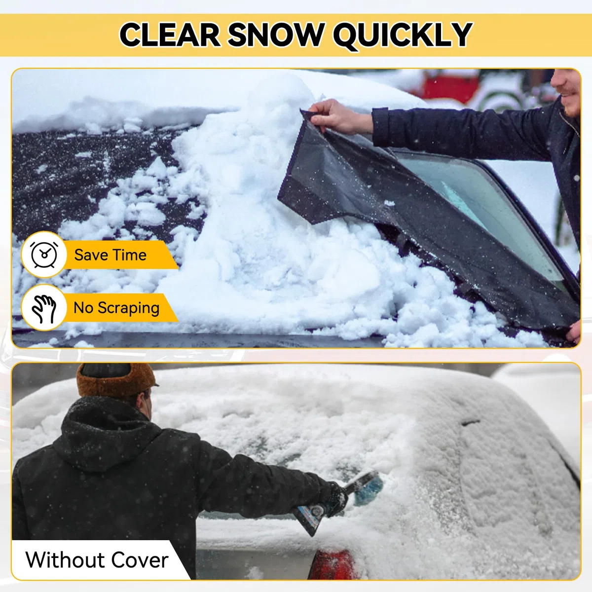 Auto Windschutzscheiben Abdeckung Ersatz für VW T5 T6 T6.1 California Single Tailgate, 600D Heckscheibenabdeckung Auto Heckscheibe Scheibenabdeckung Winter, 100% Verdunkelnd, Blockiert UV Strahlen