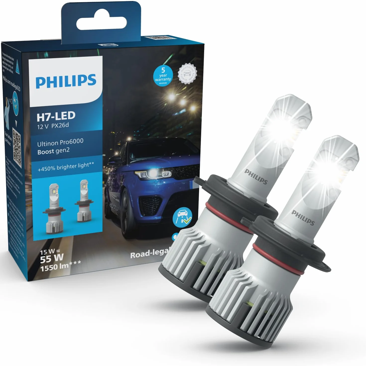 Philips Ultinon Pro6000 Boost H7-LED gen2