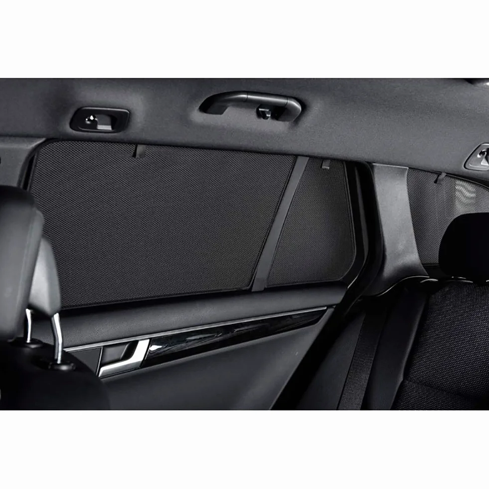 Satz Car Shades kompatibel mit Audi Q7 2006-2014 (6-teilig) Passgenaue Sonnenschutzblenden