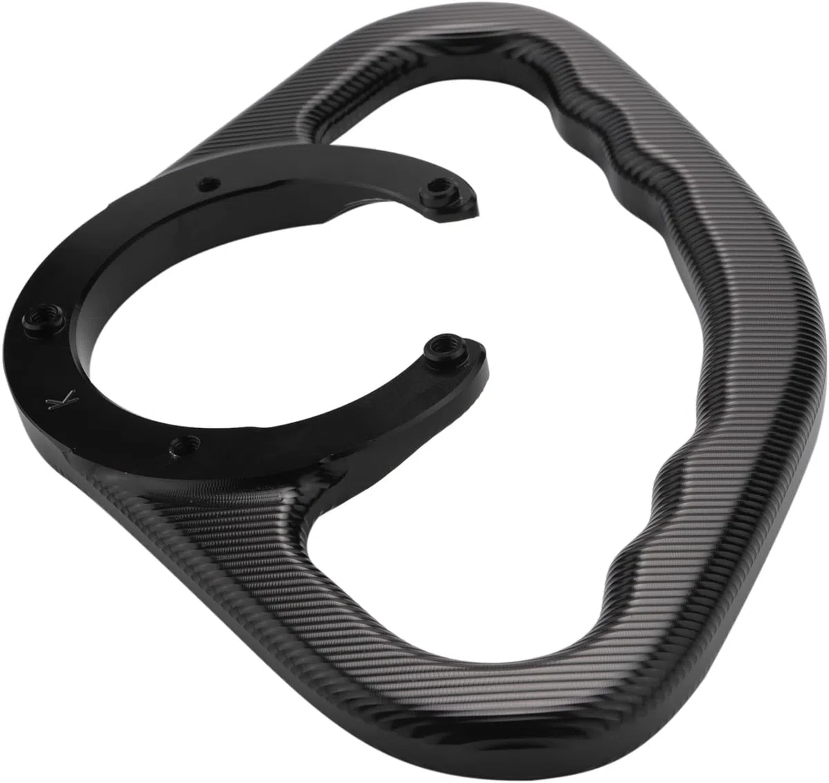 Motorrad Beifahrer Handgriff Tank Haltegriff Armlehne für Z800 Z1000 ZX6R ZX10R schwarz