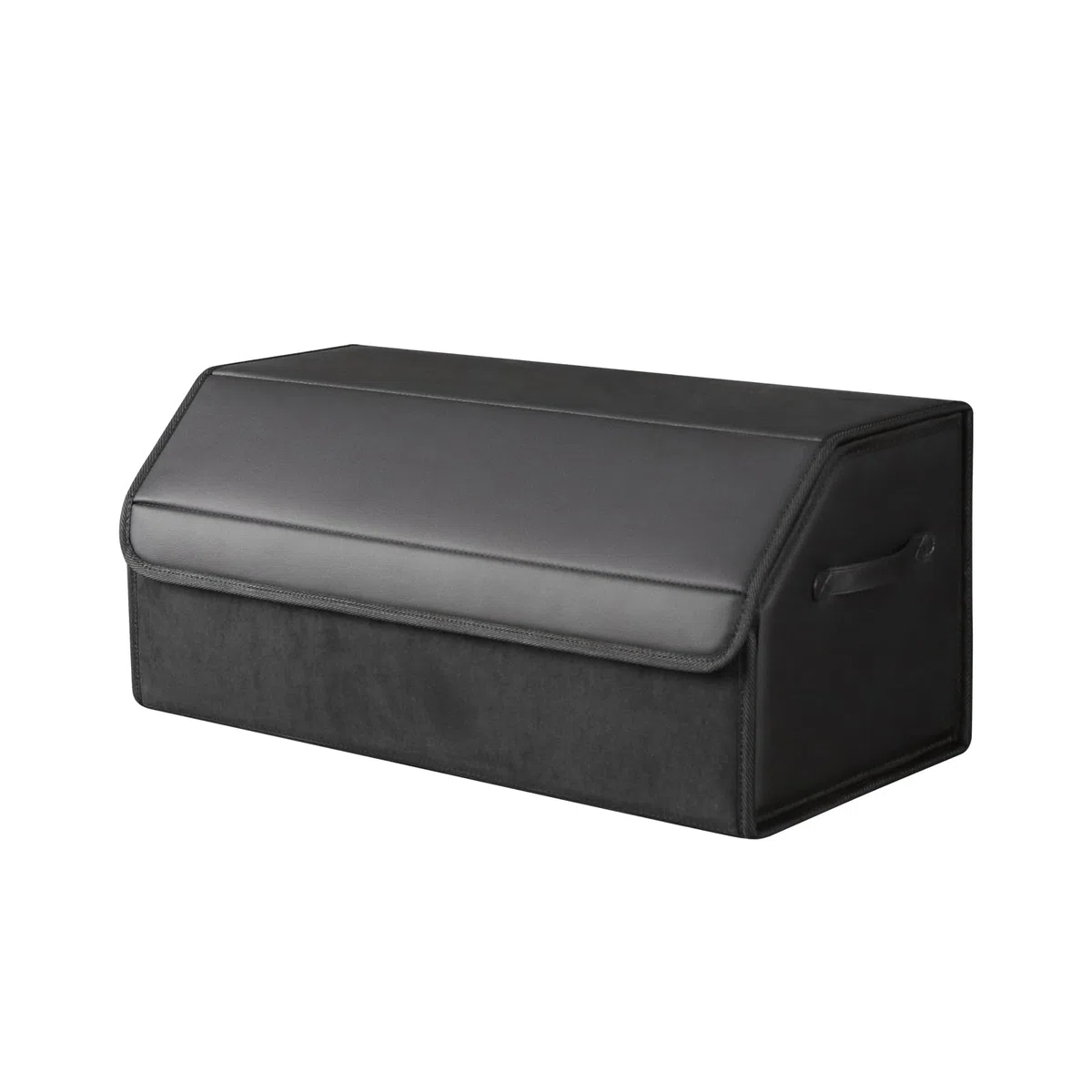 Auto Kofferraum wasserdicht, verschleißfest, faltbare Leder Aufbewahrungsbox, SUV Limousine Aufbewahrungsbox, Camping Organizer, Haushaltsklassifikationsbox (große Größe)