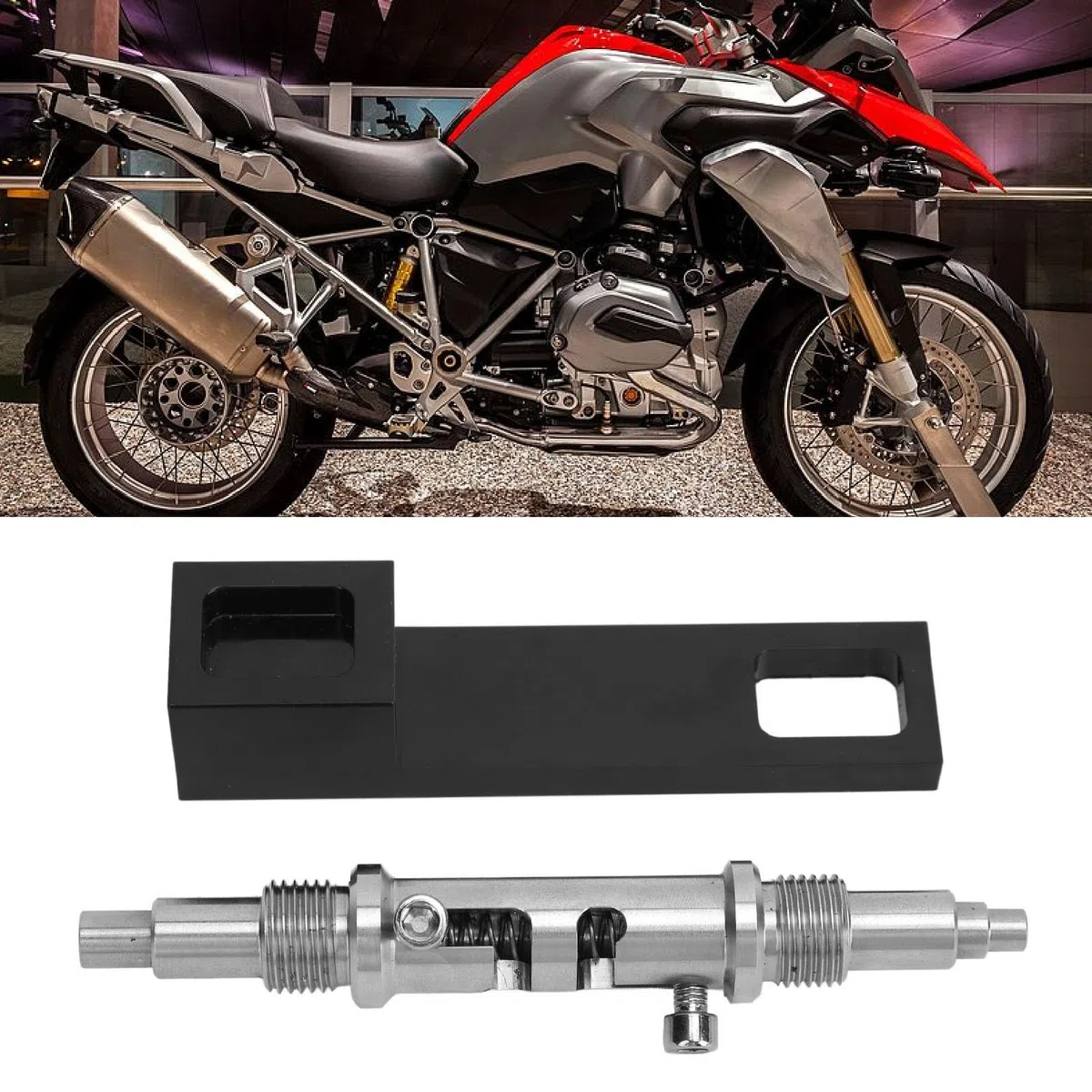 Pyhodi Motorrad-Ausrichtungsstift, Hochpräzise OT-BDC-Ausrichtungsvorrichtung aus Edelstahl füR R 1200 GS, R 1200 RT, Zum Finden und Arretieren des Oberen oder Unteren Totpunkts von