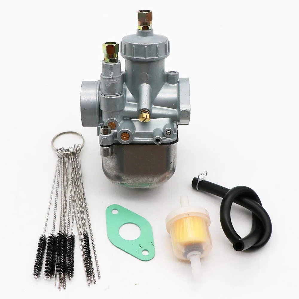 Vergaser 16mm 16N1-11 für Simson S50 S51 S53 S70 KR51/2 ZT Tuningvergaser, + Vergaser Carbon Reiniger Kit & Kraftstofffilter Dichtung