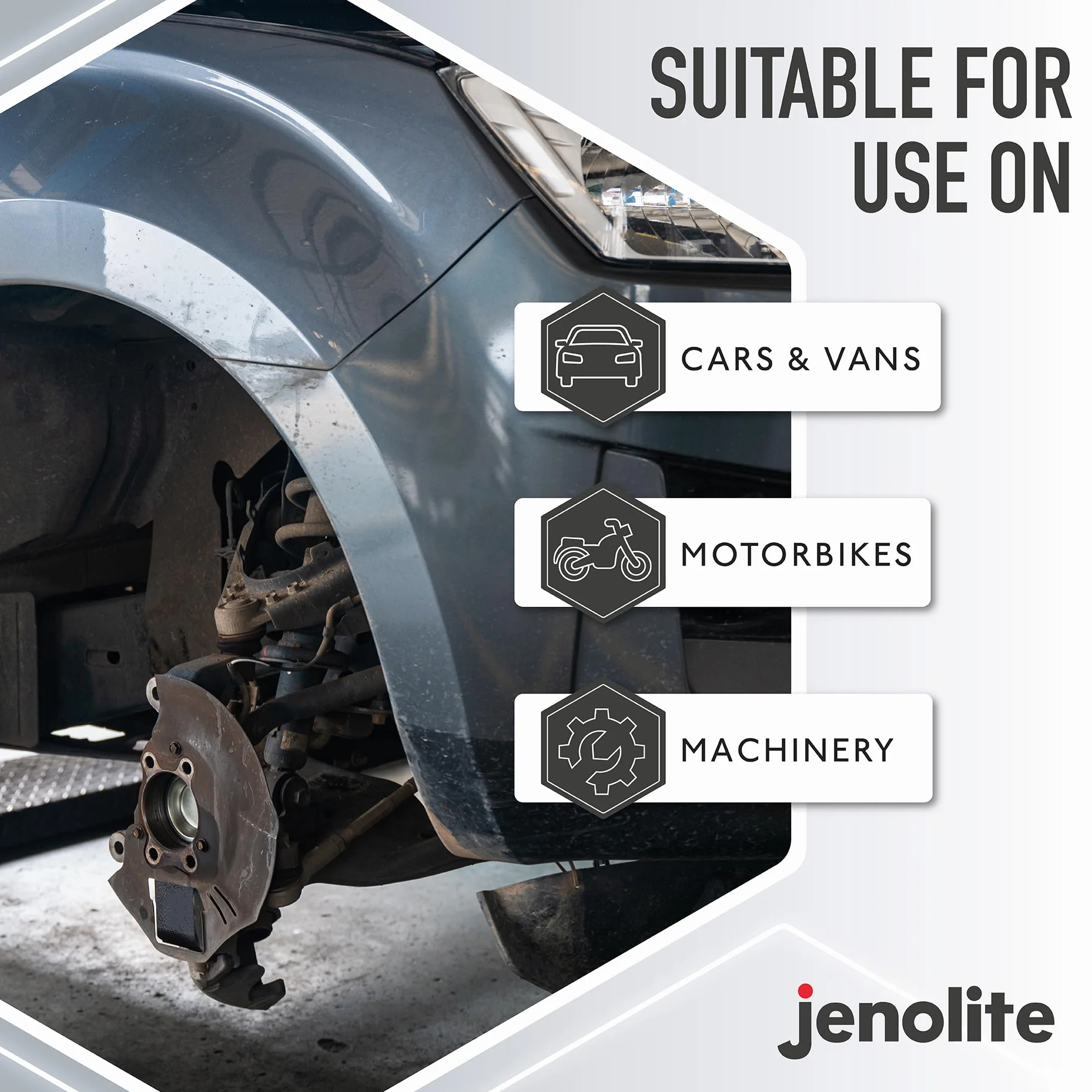 JENOLITE Wachsöl | Unterbodenschutz Spray | KLAR | 3x500ml | Rostschutz für Unterböden von Autos, Transportern und Motorrädern | Hohlraumversiegelung Wachs für Auto Fahrgestell & Unterboden