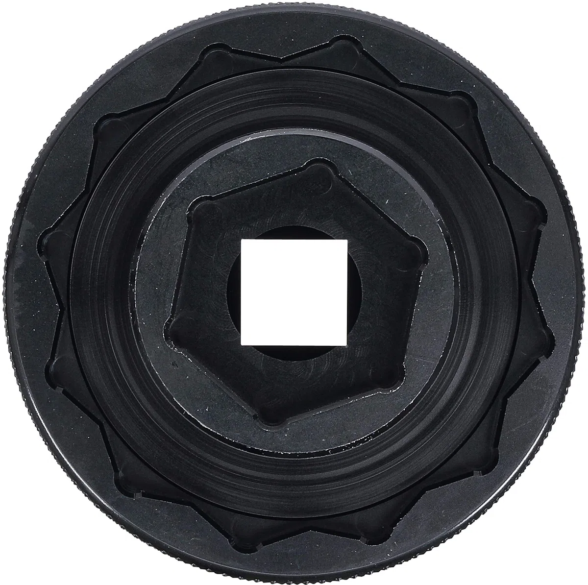 BGS 5071 | Kraft-Steckschlüssel-Einsatz Sechskant / Zwölfkant | 12,5 mm (1/2") | für Ducati Radbefestigung | SW 28 / 55 mm