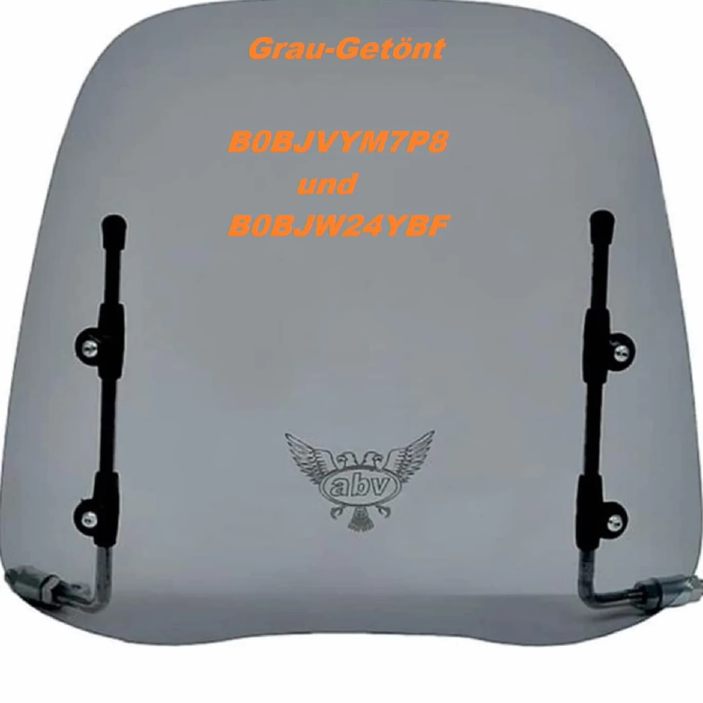 UZMAN -Universal Windschild Windschutz Windabweiser Windschutzscheibe Windschutzglas Moped/Mofa/Scooter/Quad/Roller Anbauteile Zubehör (HOCH)