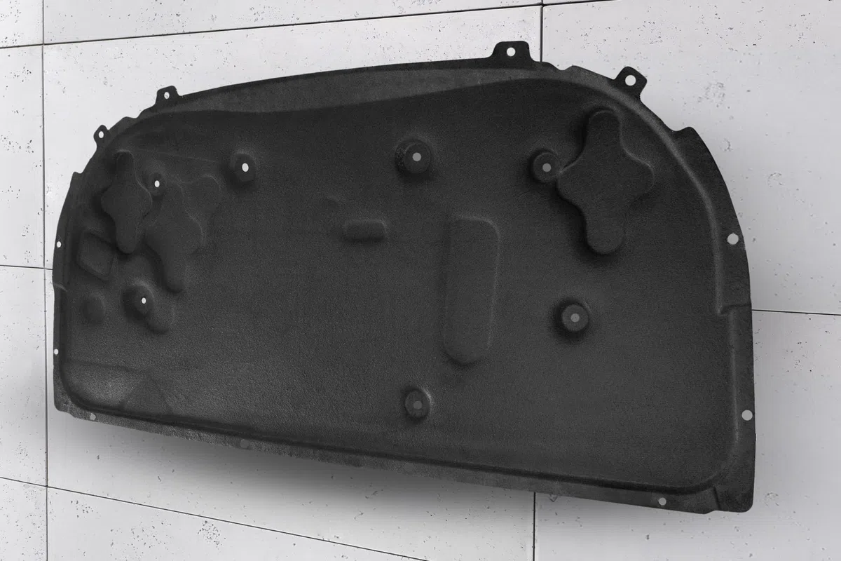 GEPCO Dämmmatte Motorhaube Motorhaubendämmung Motorraumdämmung mit Clips kompatibel mit OPEL ASTRA H 2004-2014 13114637