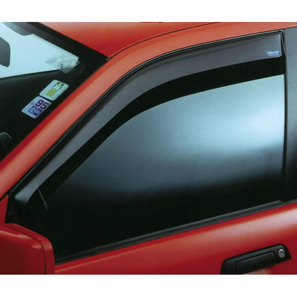 ClimAir Windabweiser kompatibel mit Mitsubishi Pajero 5 türer 2007-, Rauchgrau