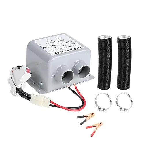 Elektro-Autoheizung, 12V 800W 2-Loch-Winterheizung Hocheffiziente Sicherheitsabtauentfernung für Camping, Glas Abtauen
