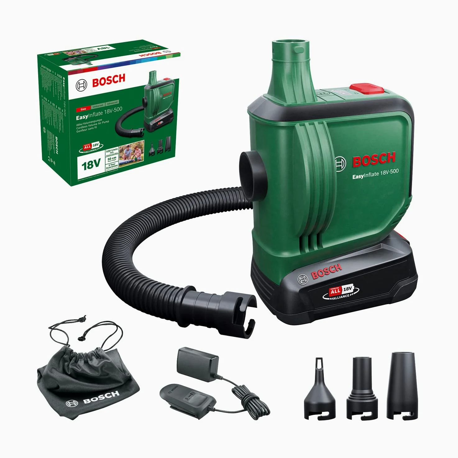 Bosch elektrische Luftpumpe/Luftpumpe für Luftmatratze EasyInflate
