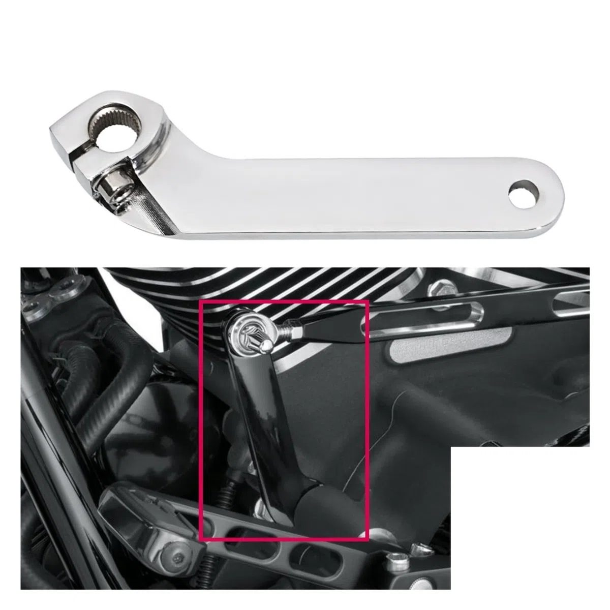 Motorrad-Innenstangen-Umschalthebelwellen-Hebelgetriebe für CVO für Tri Street für Electra Glide für Road King 1984-2016