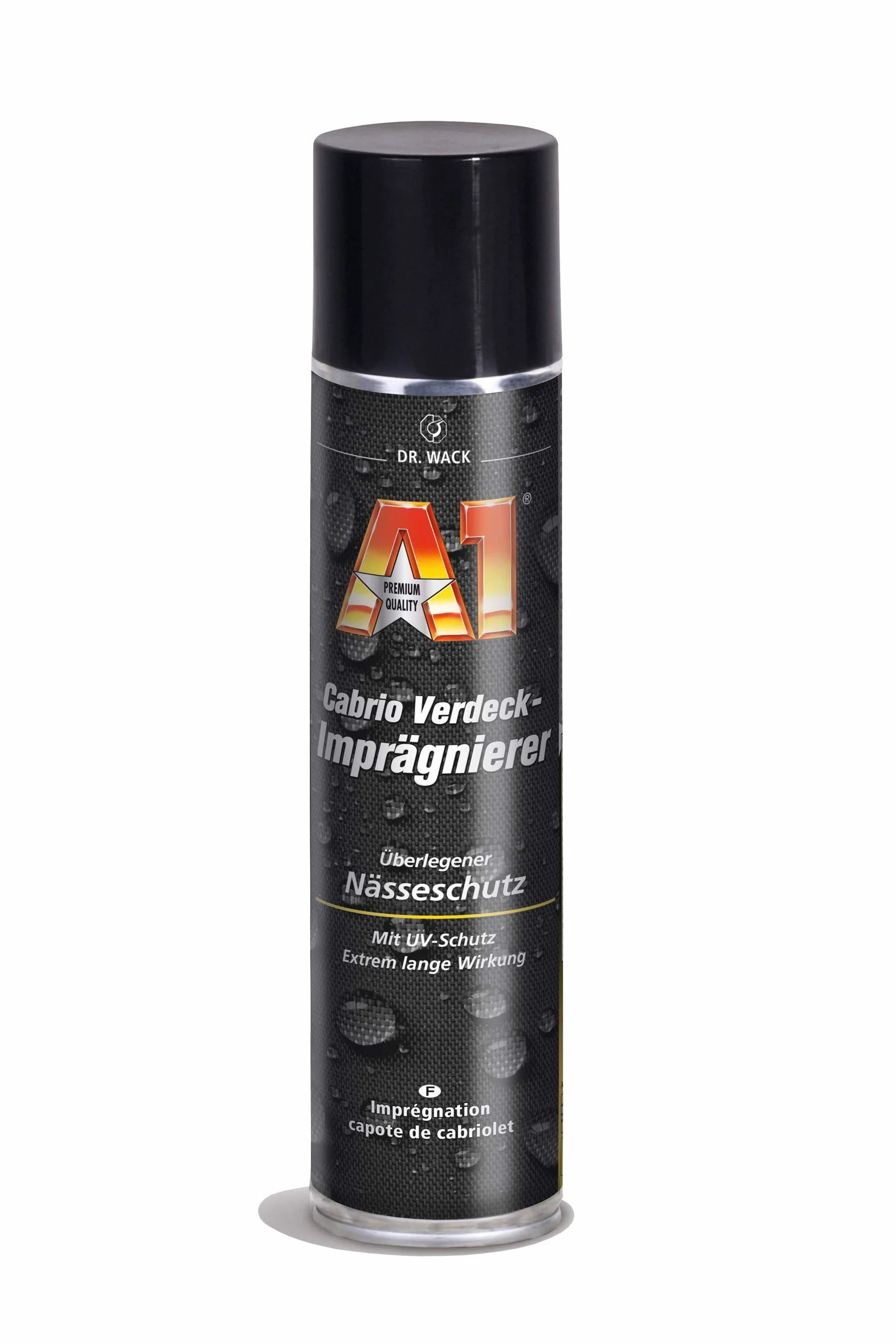 2x 400ml Dr. Wack A1 Cabrio Verdeck-Imprägnierer, Cabrio Dach Imprägnierung, Stoffverdeck Stoffdach Imprägnieren, Cabrio Verdeck Imprägnierspray