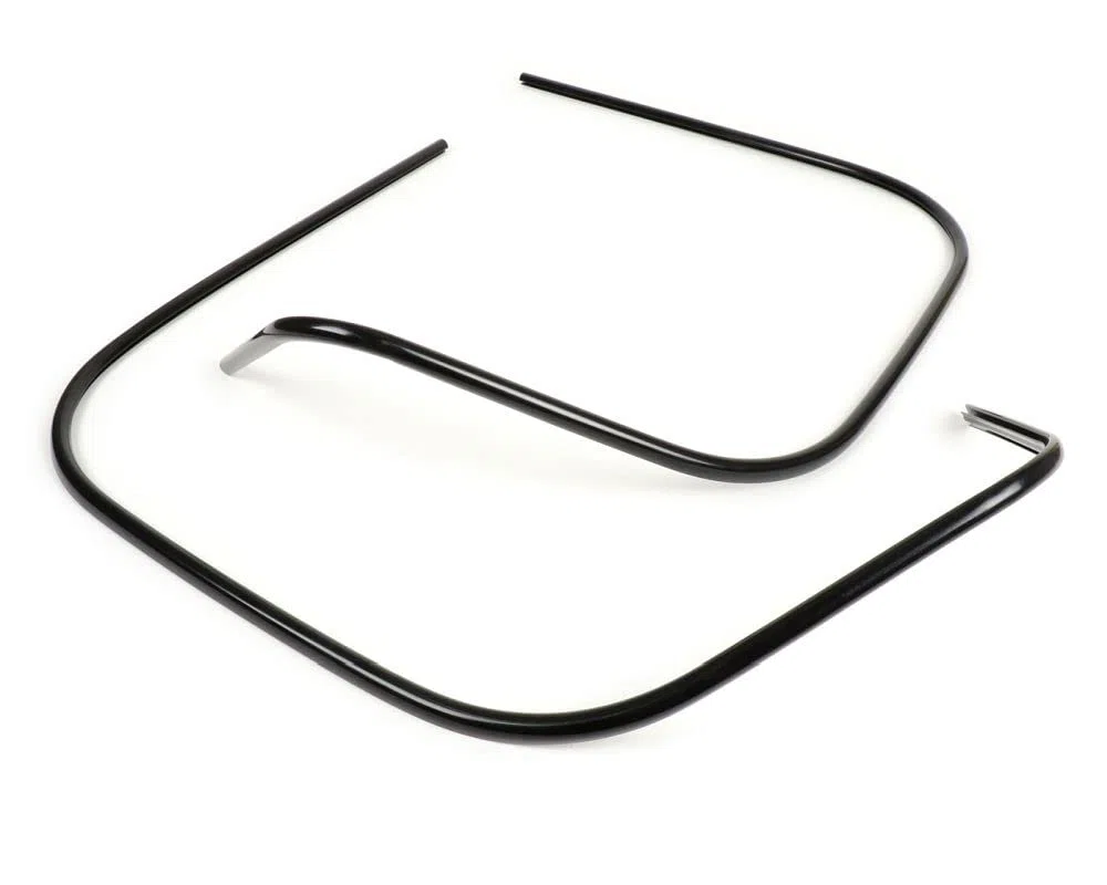 MOTO NOSTRA Kantenschutz/Schlitzrohr Set schwarz kompatibel für Vespa GTS 125, Vespa GTS HPE 300, Vespa GTS Super 125, Vespa GTS Super HPE 300, Vespa GTV HPE 300