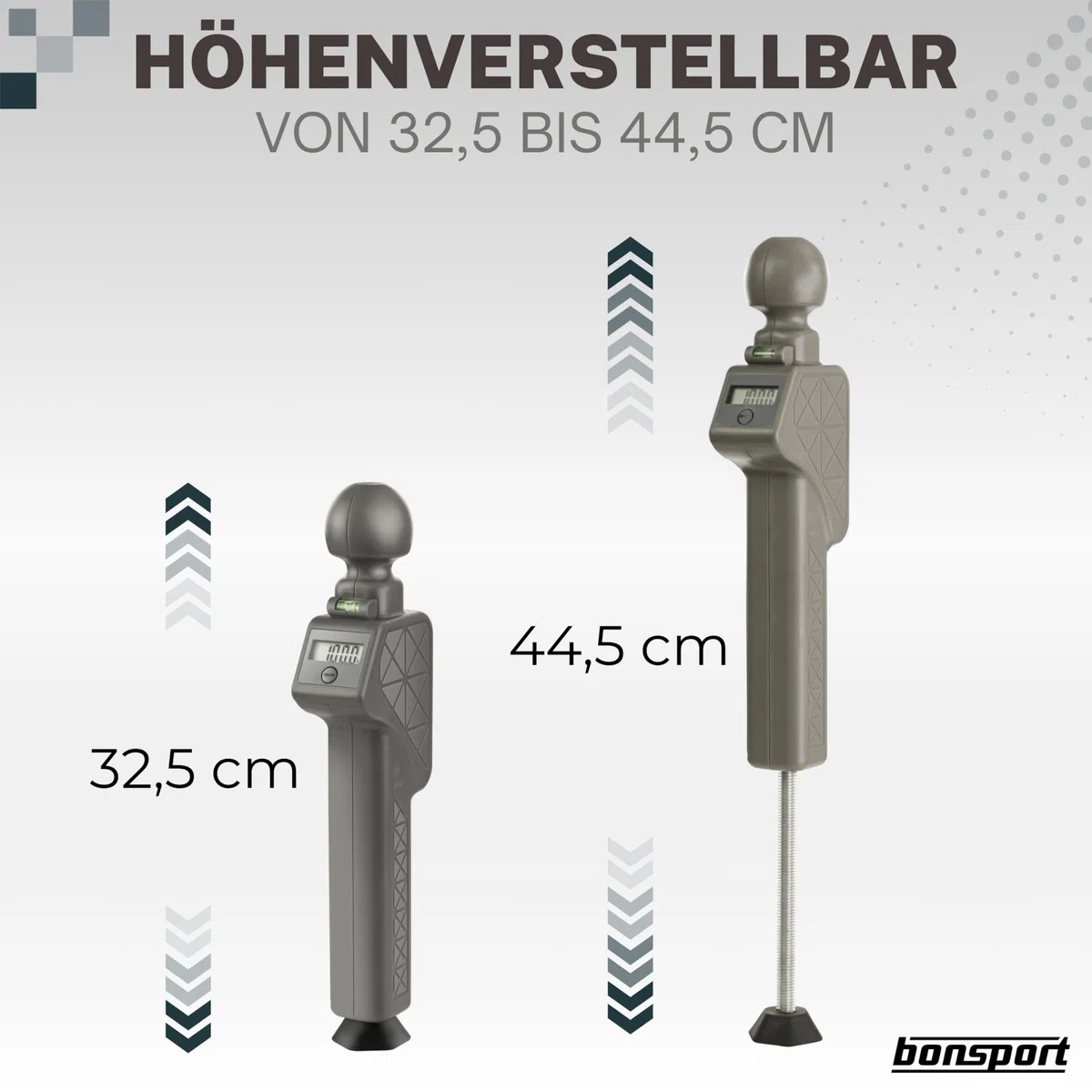 bonsport Stützlastwaage Digital für Wohnwagen & Anhänger - Deichselwaage bis 150 kg für Anhängerkupplung - Anhängerwaage.