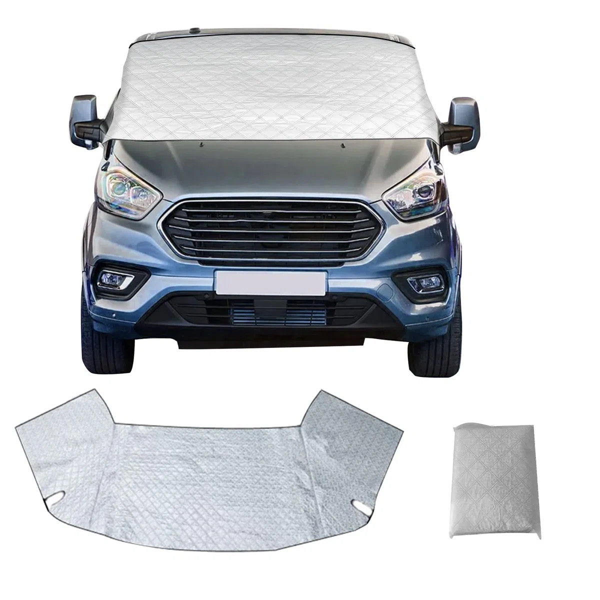 Windschutzscheibenabdeckung für VW T6, Thermoabdeckung, Schnee-Abdeckung, wasserdicht, staubdicht, Sonne, UV, Schnee, EIS, Frost für VW T6 2016–2022